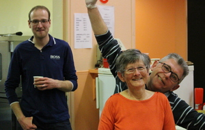 Chantal, Patrick et Gary, ah ça bosse dur!